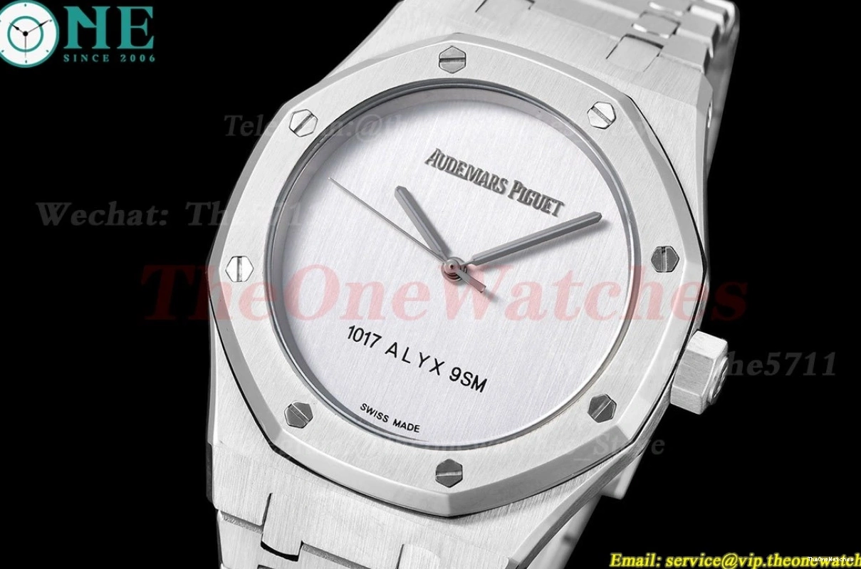 41mm SS MY8215 GDF Oak 1017 White Royal SS Dial 0524